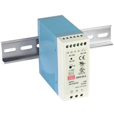Mean Well MDR-60-48 Alimentatore per guida DIN 48 V/DC 1.25 A 60 W Num. uscite:1 x Contenuto 1 pz.