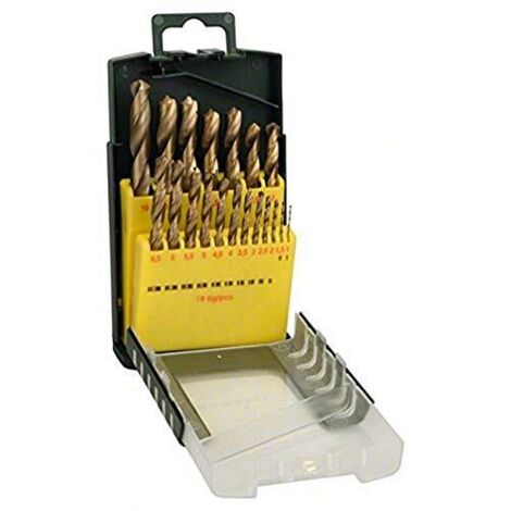 Bosch Prom Set di 19 punte per metallo HSS-TiN