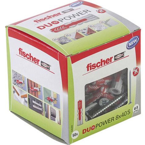 Fischer DUOPOWER 8x40 S LD Tassello a 2 componenti 40 mm 8 mm 535460 50 pz.