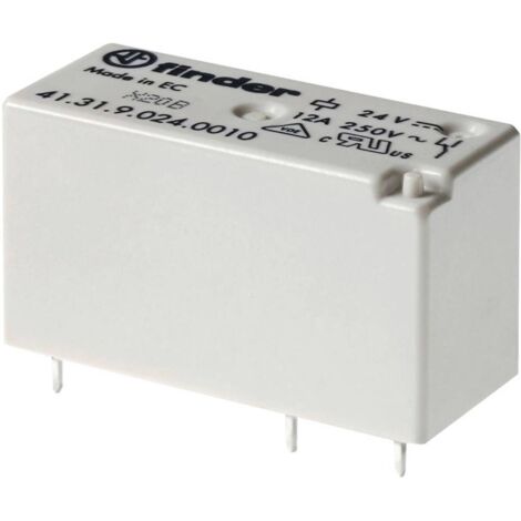 Relais Finder 40.61.8.240.0000 - 230V AC, 16A, 1 Contact (SPDT) - Parfait Pour Automatismes Et Circuits électriques