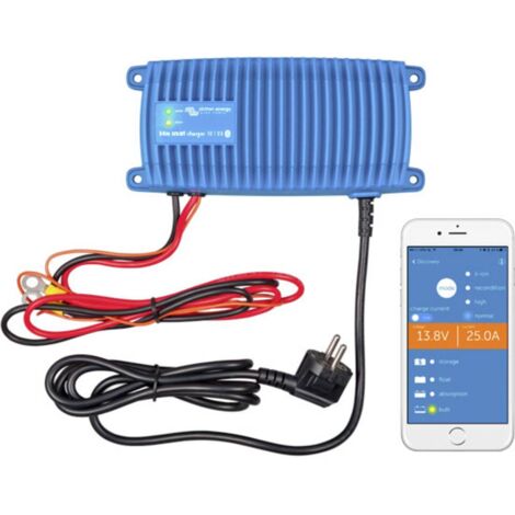 Victron Energy Caricatore per batterie al piombo Blue Smart IP67 24/12 24 V Corrente di carica (max.) 12 A