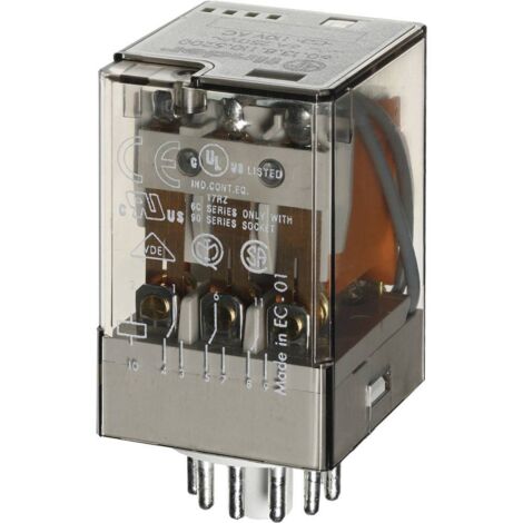 Vite Sono Assonnato Negativo Rel&egrave; Finder 220v Con Zoccolo Ruotare