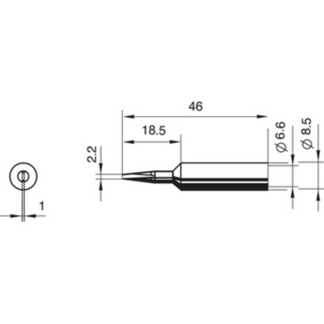 Acquista Ersa 842 CD Punta Di Saldatura Forma A Scalpello Dimensione Punta 2 2 Mm Contenuto 1 Pz 823180