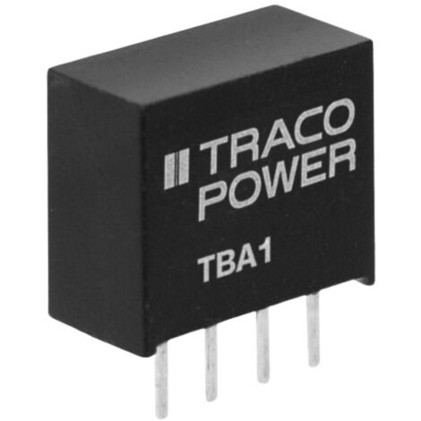 TracoPower  TBA 1-0513 Convertitore DC/DC da circuito stampato 65 mA 1 W Num. uscite: 1 x (1/2)