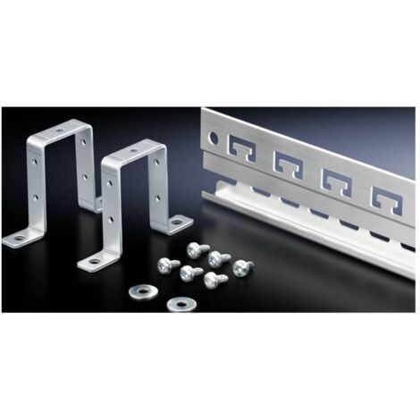 Rittal SZ 2388.650 2388.650 Guida di montaggio forata, Profilo a C Alluminio 1 pz. (1/3)