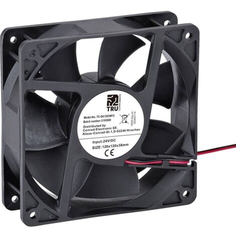 Ventola Assiale 24V DC, 120 X 120 X 38Mm, 138Cfm - Mc36279