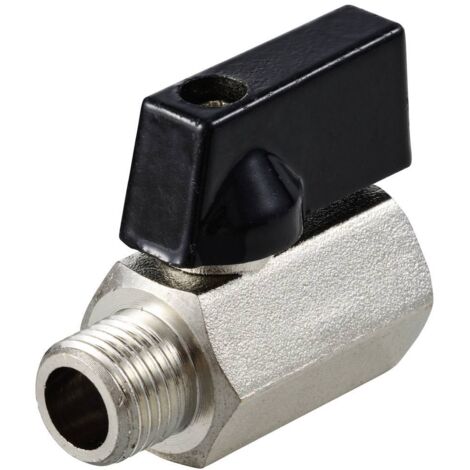 VALVOLA A SFERA MONOGHIERA FILETTO MASCHIO X INCOLLAGGIO PVC 1 1/4" X