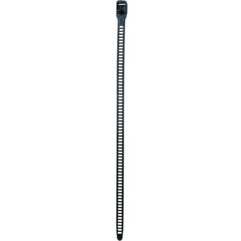 HellermannTyton 115-28589 SRT58028 Fascetta per cavi 580 mm 28 mm Nero riutilizzabili, molto flessibile, con occhiello (1/5)