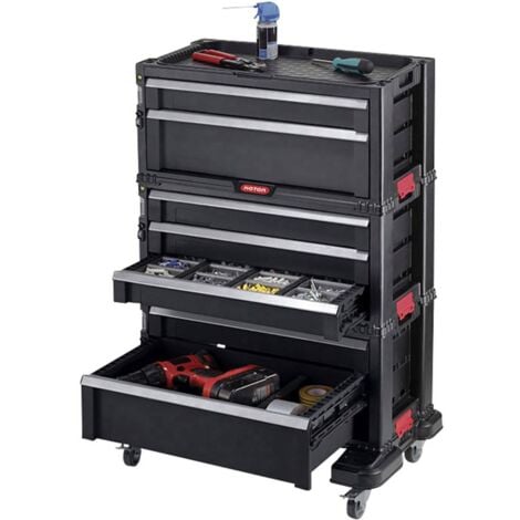 KETER 238557 Carrello di lavoro Colore: Nero