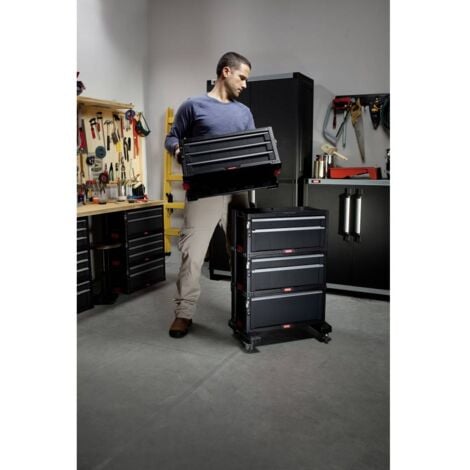 KETER 238557 Carrello di lavoro Colore: Nero