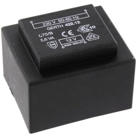 Gerth PTB421501 Trasformatore per PCB 1 x 230 V 1 x 15 V/AC 5.60 VA 373 mA (1/4)