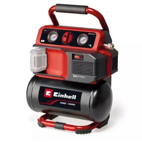 Compressore portatile a batteria 5 lt Einhell TE-AC 18/75 Li OF-Solo