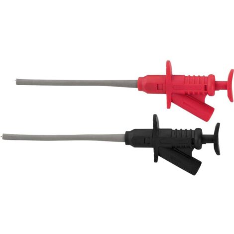 Morsetto a coccodrillo isolato 20amp 1kv nero/rosso (2 unità) Fcr79900rb