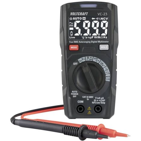 VOLTCRAFT VC-82 Multimetro digitale CAT III 250 V Display (numero di punti): 2000