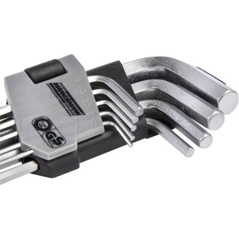 Brüder Mannesmann Kit di chiavi a brugola 18 parti (1/5)