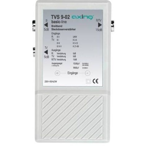 Axing TVS 9 Amplificatore multibanda TV, Onde ultracorte 10 dB (1/3)