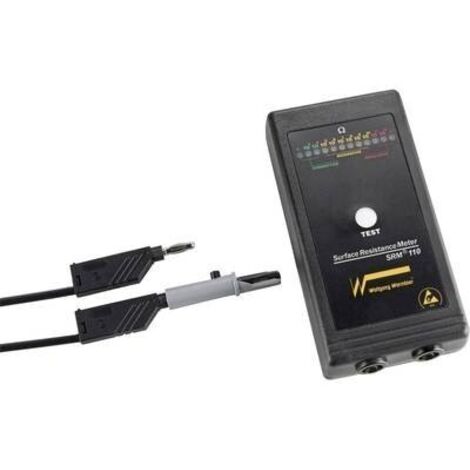 Wolfgang Warmbier SRM®110 Kit tester ESD Superficiale, Dispersione incl. Custodia, incl. Cavo di messa a terra (1/3)