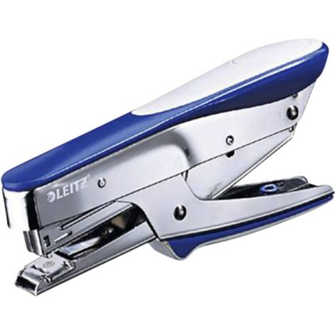 Leitz Cucitrice a pinza 5545-00-33 Capacità di impilatura:15 fogli (80 g/m²) Blu (metallizzato) 1 pz. (1/5)