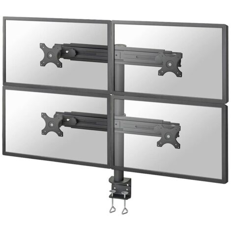 Neomounts Supporto da tavolo per monitor FPMA-D700D4 4 Display: (s) 48,3 cm (19) - 76,2 cm (30) Nero Regolabile in al (1/5)