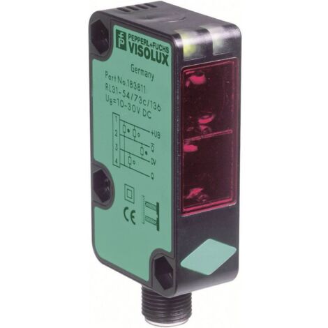 Pepperl+Fuchs Fotocellula a riflessione a tasteggio RL31-8-1200-RT/73C/136 RL31-8-1200-RT/73C/136 Commutazione con la l (1/2)