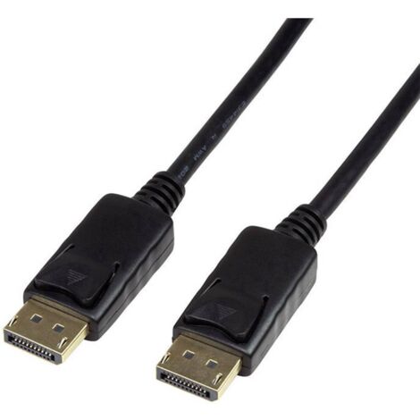 LogiLink DisplayPort Cavo Spina DisplayPort, Spina DisplayPort 5.00 m Nero CV0074 Cavo Displayport (1/5)