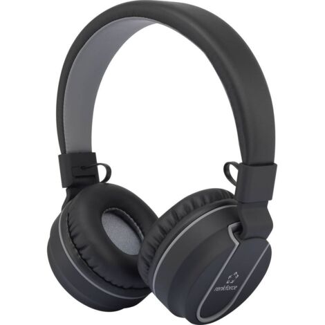 Renkforce RF-BTK-100 Cuffie On Ear Bluetooth Nero, Grigio headset con microfono, pieghevole (1/5)