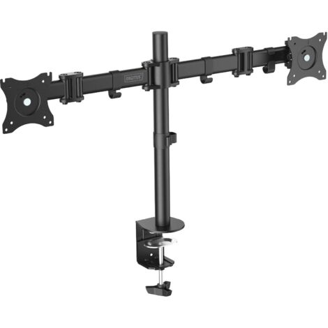 Digitus Supporto da tavolo per monitor DA-90349 2 Display: (s) 38,1 cm (15) - 68,6 cm (27) Nero Ruotabile, Regolabile (1/5)