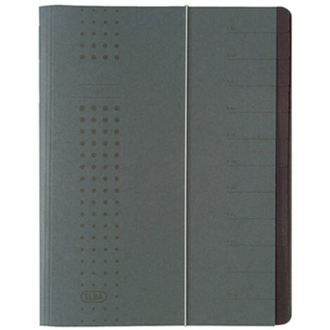 Elba chic 400001032 Cartellina con divisori Grigio DIN A4 Cartone Numero scomparti: 12 (1/5)