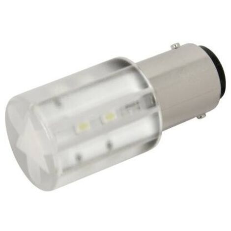 CML Innovative Technologies 1856035W Luce di segnalazione a LED Bianco freddo BA15d 24 V/DC, 24 V/AC 1400 mcd (1/2)