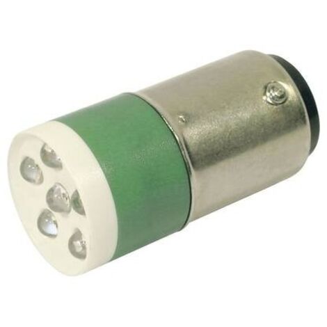 CML Innovative Technologies 18640351 Luce di segnalazione a LED Verde BA15d 24 V/DC, 24 V/AC 3150 mcd (1/2)