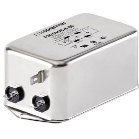 Schaffner FN2090-10-06 FN2090-10-06 Filtro antidisturbo 250 V/AC 10 A 8 mH (L x L x A) 113.5 x 57.5 x 45.4 mm 1 pz.