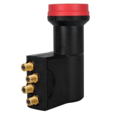 LNB Quadro UAS 684 A 4 Uscite Per Antenna Parabolica – Ricezione Ku Su ASTRA, EUTELSAT, Türksat – Basso Consumo 1.4W - 3