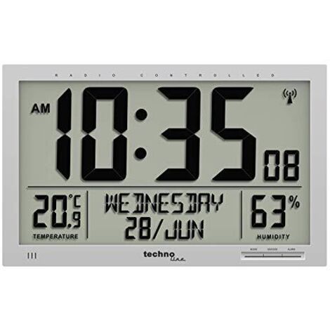 Orologio Da Parete Techno Line WT 1013 A Forma Di Caffettiera | Design Originale, 34 Cm, Quarzo - 3
