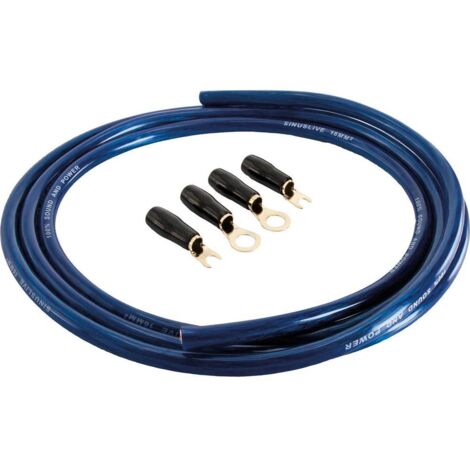 AUPROTEC FLRYY Cavo Piatto Per Auto 2x4,0 Mm² - 1 Metro, Per Rimorchi E Veicoli, Resistente A Olio E Benzina, Prodotto In Germania