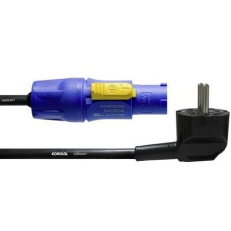 Cordial CFCA 1,5 SRC Alimentazione Cavo [1x Spina schuko - 1x Spina PowerCon] 1.50 m Blu (1/2)