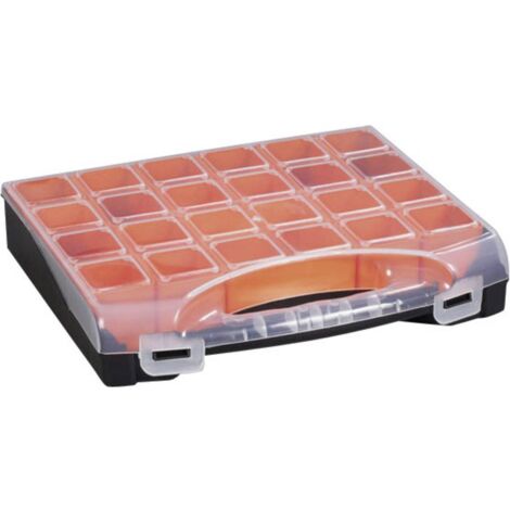 Valigetta Organizer ALUTEC Per Fai-da-te - 4 Scatole Da 300 Scomparti Per Viti, Dadi, Minuterie