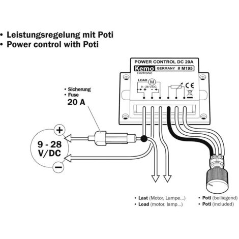 DC 10-60V 12V 24V 48V 20A PWM Regolatore di velocità del motore a corrente  continua