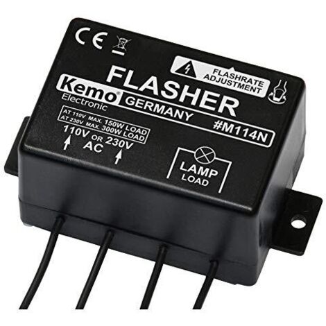 Kemo M114N Lampeggiante in kit da montare Modello (kit/modulo): Componente sfuso 110 V/AC, 230 V/AC (1/4)