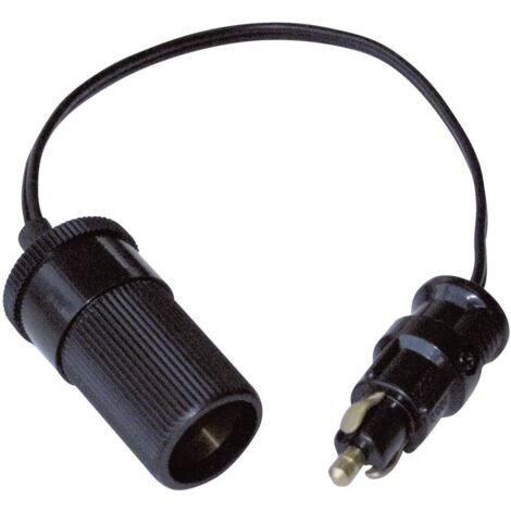Presa accendisigari doppia per auto, presa accendisigari da 12 volt, caricabatteria per auto, spina maschio a 2 vie, cavo di prolunga per presa accendisigari LOY