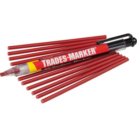 Markal Trade Marker Starter Pack 96132 Marcatore indelebile Rosso 3.8 mm (1/3)