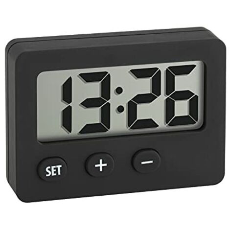 Orologio Da Parete TFA Dostmann 60.3026.01 - Quarzo, Design Moderno, Nero, 255 Mm, Batterie Incluse - 3