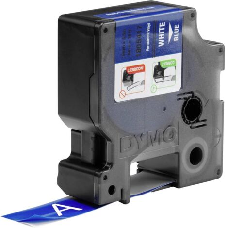 DYMO IND RHINO 1805417 Vinile Colore Nastro: Blu Colore carattere:Bianco 19 mm 5.5 m (1/3)