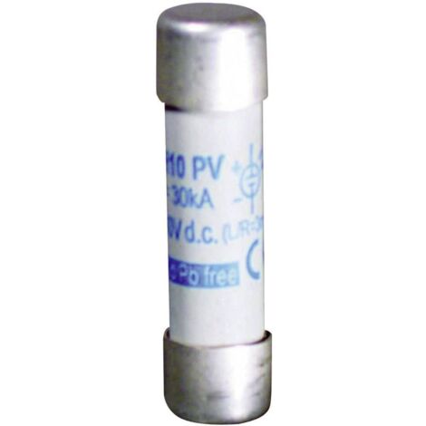 Fusibile per fotovoltaico (Ø x L) 10.3 mm x 38 mm 10 A 1000 V/DC Rapido ESKA 1038727 1 pz. (1/2)