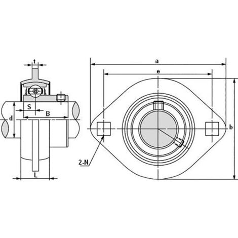 Premium WIR 68912MD 3/4" Cuscinetto Spazzatrice Con Flangia Sostituisce - Foto 6
