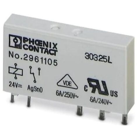 Phoenix Contact REL-MR- 24DC/21 Relè per PCB 24 V/DC 6 A 1 scambio 1 pz. (1/2)
