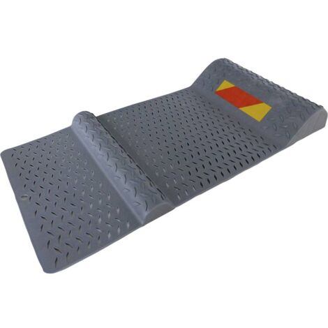 HP Autozubehör 10086 Ferma ruota per parcheggi, garage e officine (L x L x A) 52 x 25 x 5.5 cm (1/2)