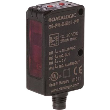 Datalogic Fotocellula a riflessione a tasteggio S8-PH-5-M01-PP 950801020 Commutazione con la luce, Commutazione con il (1/2)