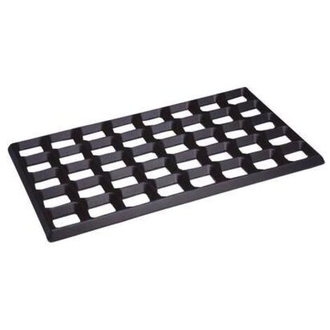 BJZ C-187 625 Tappeto a griglia ESD Nero (L x L x A) 610 x 370 x 20 mm (1/2)