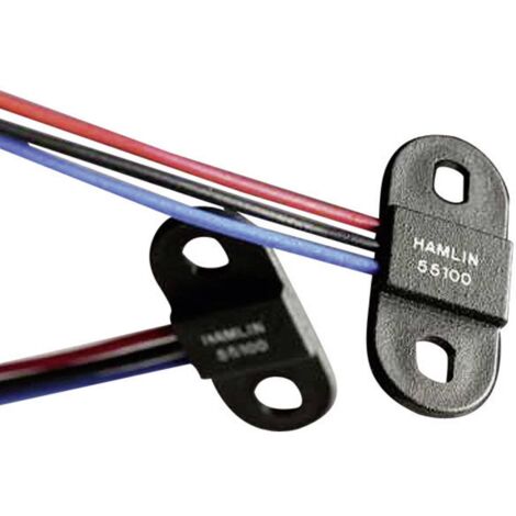 Hamlin Sensore Hall 55100-3H-02-A 3.8 - 24 V/DC Campo di Misura: 0 - 18 mm Cavo, estremità aperte