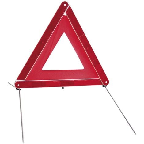 Triangolo + custodia.Emergenza stradale sicurezza incidente catarifrangente  auto